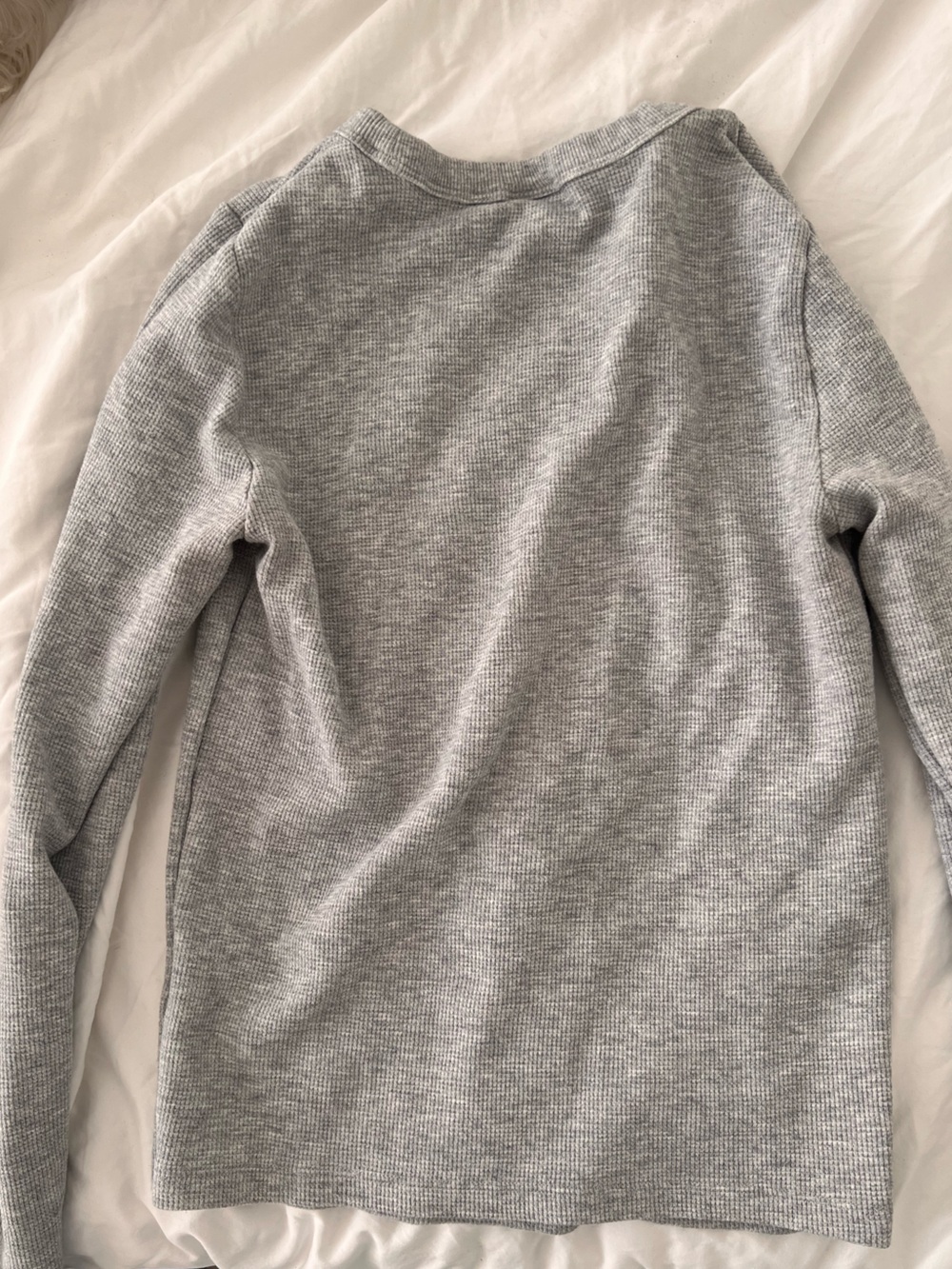 Aritzia Heather Gray Crewneck long sleeved top